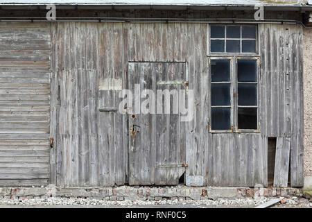 Un vieux hangar altérée Banque D'Images