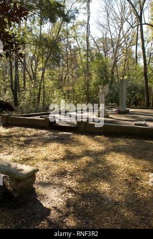 Vereen Memorial Gardens historique Little River, en Caroline du Sud, USA. Banque D'Images