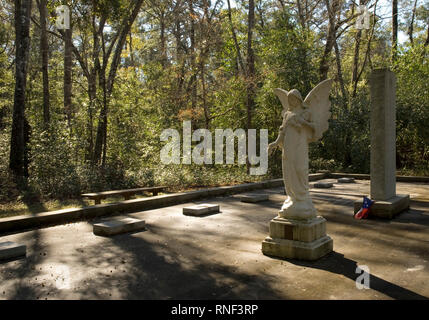 Vereen Memorial Gardens historique Little River, en Caroline du Sud, USA. Banque D'Images