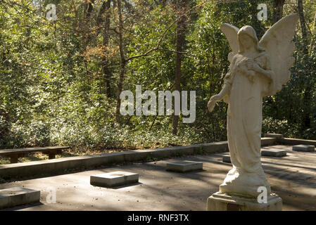 Vereen Memorial Gardens historique Little River, en Caroline du Sud, USA. Banque D'Images