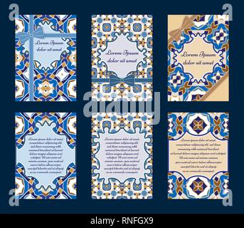 Les modèles de cartes vectorielles vintage. Peut être utilisé pour enregistrer la date, douche de bébé, des mères ou la Saint-Valentin, cartes d'anniversaire, invitations. Illustration de Vecteur