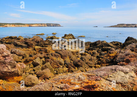 Martinhal beach près de Sagres en Algarve, Portugal. Banque D'Images