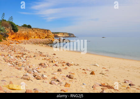 Martinhal beach près de Sagres en Algarve, Portugal. Banque D'Images