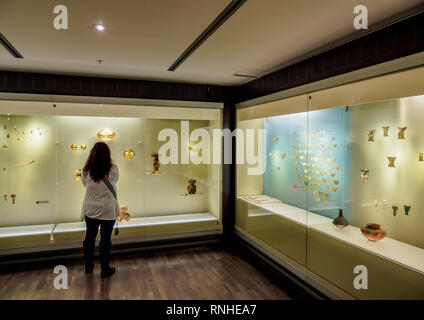 Musée de l'or, de l'intérieur, Bogota, Colombie, du District de la capitale Banque D'Images