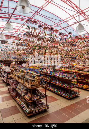 Artisanat à Raquira, Boyaca Colombie, Ministère Banque D'Images