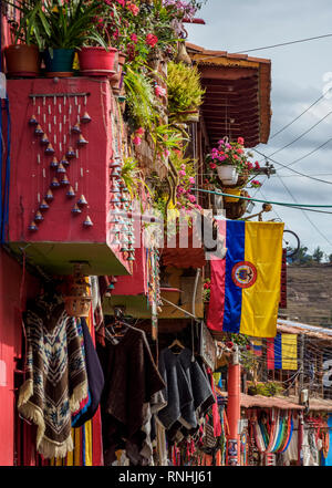 Artisanat à Raquira, Boyaca Colombie, Ministère Banque D'Images