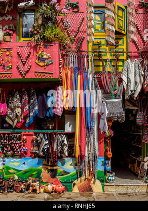 Artisanat à Raquira, Boyaca Colombie, Ministère Banque D'Images