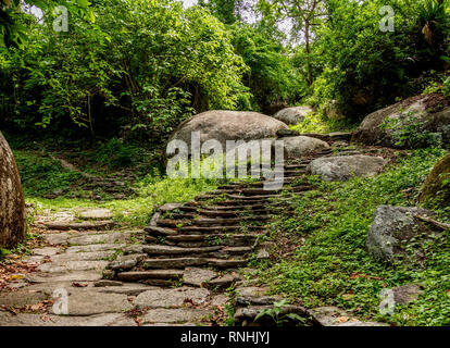 Pueblito Chairama, Parc Naturel National Tayrona, département de Magdalena, Caraïbes, Colombie Banque D'Images