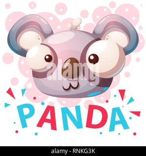 Panda mignon - cartoon illustration Illustration de Vecteur