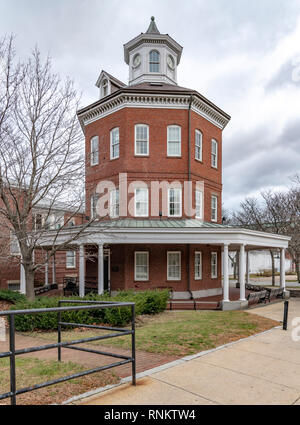 La chambre octogonale Muster au Boston Navy Yard, Boston, Massachusetts, USA Banque D'Images