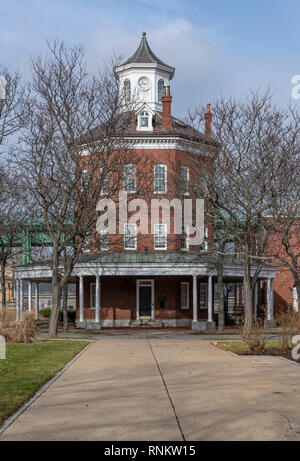 La chambre octogonale Muster au Boston Navy Yard, Boston, Massachusetts, USA Banque D'Images