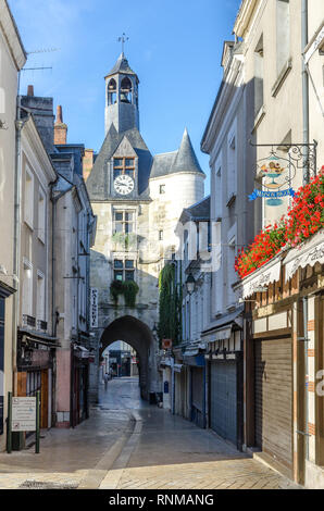 FRANCE AMBOISE SEP 2013 : avis d'Amboise ville le 2 septembre 2013. La proximité de château d'Amboise a été une résidence royale favorisée Banque D'Images