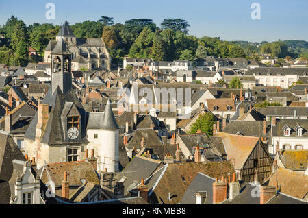 FRANCE AMBOISE SEP 2013 : avis d'Amboise ville le 2 septembre 2013. La proximité de château d'Amboise a été une résidence royale favorisée Banque D'Images