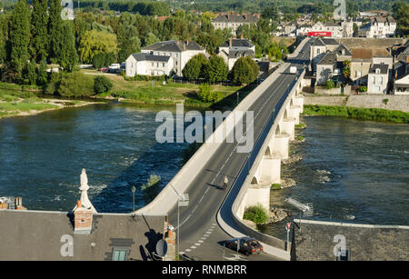 FRANCE AMBOISE SEP 2013 : avis d'Amboise ville le 2 septembre 2013. La proximité de château d'Amboise a été une résidence royale favorisée Banque D'Images