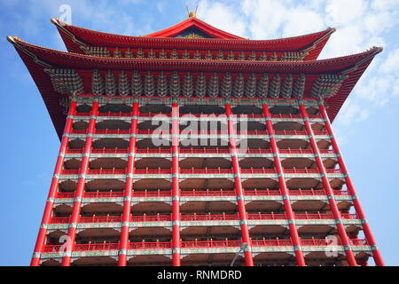 Grand Hotel (Yuanshan Great Hotel) est un monument situé à Yuanshan à Zhongshan District, Taipei, Taiwan. Banque D'Images