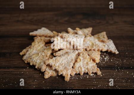 Cannoli chips, selective focus Banque D'Images