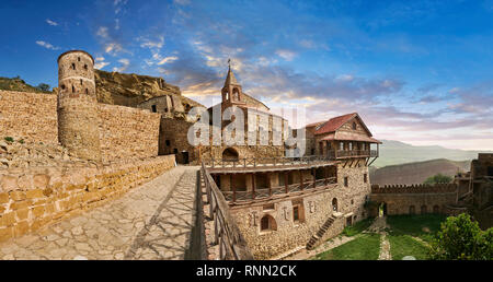 Photo & image de David Gareja monastère orthodoxe de Géorgie, le Mont Gareja, région de Kakheti, Géorgie (pays). 25 km (15 miles) de Gardabani fondée Banque D'Images