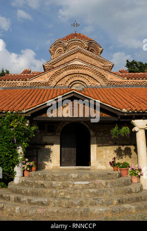Église Mère de Dieu Peribleptos, Ohrid, Macédoine Banque D'Images