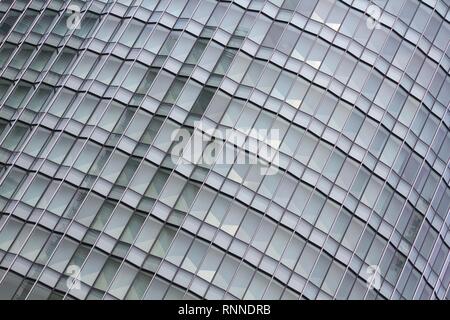 Architecture moderne - immeuble de bureaux abstract view à Yokohama, Japon Banque D'Images