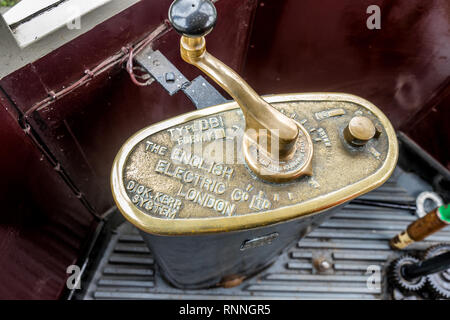 La commande de puissance et système de freinage sur le patrimoine en tramway. Banque D'Images