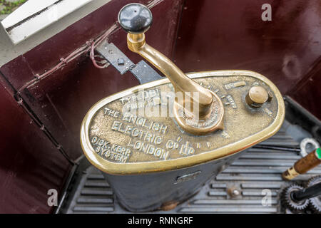 La commande de puissance et système de freinage sur le patrimoine en tramway. Banque D'Images