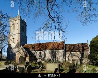 St Jacques le Majeur, Abson, South Gloucestershire, Royaume-Uni 12ème siècle classé Grade I'Église avec tour du Xvème siècle Banque D'Images