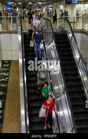 Singapore MRT Mass Rapid Transit Banque D'Images