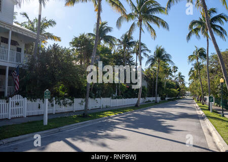 Street View en Key West Banque D'Images