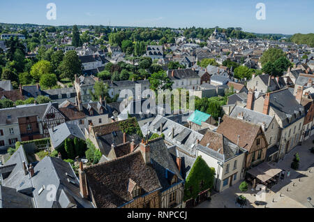 FRANCE AMBOISE SEP 2013 : avis d'Amboise ville le 2 septembre 2013. La proximité de château d'Amboise a été une résidence royale favorisée Banque D'Images