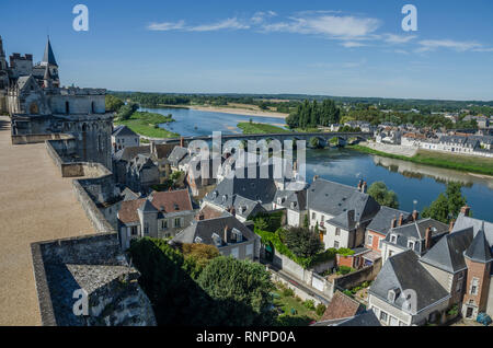 FRANCE AMBOISE SEP 2013 : avis d'Amboise ville le 2 septembre 2013. La proximité de château d'Amboise a été une résidence royale favorisée Banque D'Images