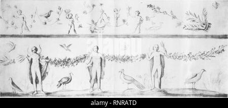 Cas romane del Celio - peinture murale (1891) reproduction. Banque D'Images