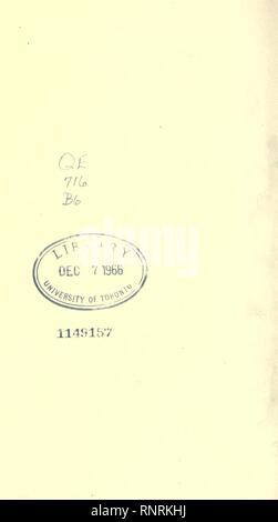 Catalogue des types et figuré de spécimens dans le département géologique Banque D'Images