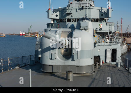 Vieux navires amarrés au musée. Wilhelmshaven. La Basse-Saxe. Allemagne Banque D'Images