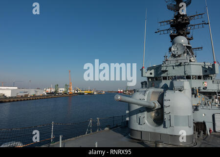 Vieux navires amarrés au musée. Wilhelmshaven. La Basse-Saxe. Allemagne Banque D'Images