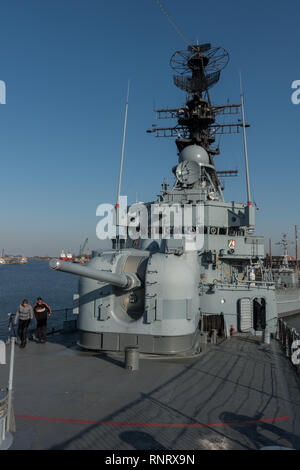 Vieux navires amarrés au musée. Wilhelmshaven. La Basse-Saxe. Allemagne Banque D'Images