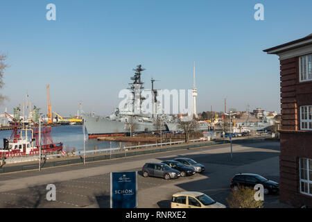 Vieux navires amarrés au musée. Wilhelmshaven. La Basse-Saxe. Allemagne Banque D'Images