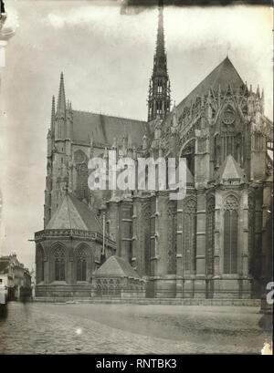 Cathédrale, Amiens, France, 1903 2. Banque D'Images