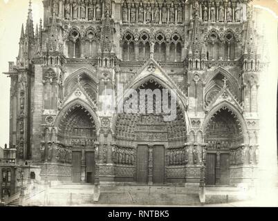 Cathédrale, Amiens, France, 1903. Banque D'Images