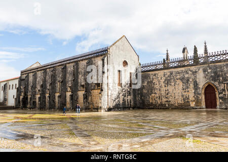 Le Monastère de Santa Maria da Vitoria à Batalha, l'un des plus importants lieux gothique au Portugal. Un site du patrimoine mondial depuis 1983 Banque D'Images