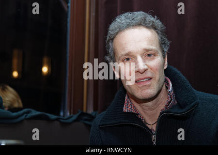 Paris, France. 5 février 2019. Guillaume Cramoisan, acteur français présent à Paris, France Banque D'Images