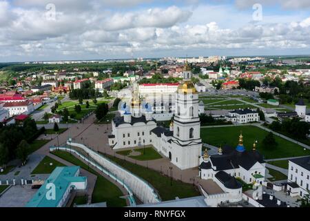 Tobolsk, Russie - le 15 juillet 2016 : d'oiseau sur le Kremlin de Tobolsk. Tyumen region Banque D'Images