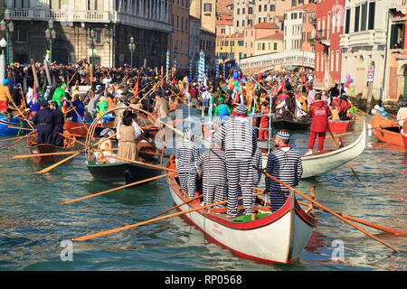 Festa Veneziana sur l'eau - Deuxième partie Banque D'Images