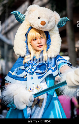 Images de l'incroyable Cosplay thaïlandais les filles et les garçons à la Japan Expo 2019 à Bangkok en Thaïlande Banque D'Images