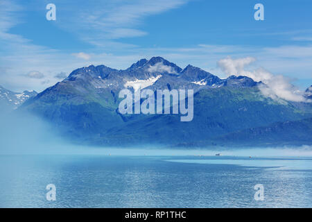 Paysages d'été inhabituelle de l'Alaska, United States. Banque D'Images