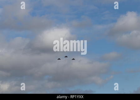 RAF Tornado défilé sur Duxford Cambridgeshire, Angleterre IWM Banque D'Images