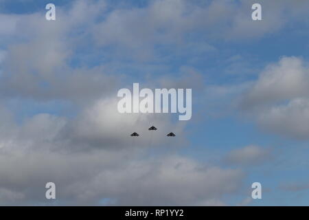 RAF Tornado défilé sur Duxford Cambridgeshire, Angleterre IWM Banque D'Images