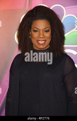 Universal City, CA. Feb 20, 2019. Lorraine Toussaint à NBCÕS LA MOYENNE SAISON Appuyez sur la Princesse à NBC Studios à Universal City, Californie, le 20 février 2019. Credit : Faye Sadou/media/Alamy Punch Live News Banque D'Images