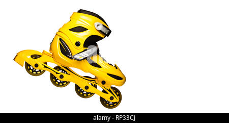 Patins à isolé sur fond blanc , des animaux Banque D'Images