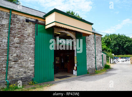 Musée ferroviaire à Corfe Castle, Swanage Railway Station, Swanage, à l'île de Purbeck, Dorset, UK Banque D'Images