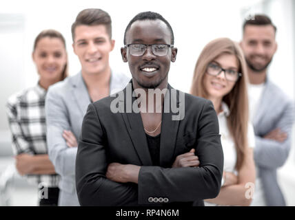 Portrait d'un groupe multinational d'ingénieurs Banque D'Images